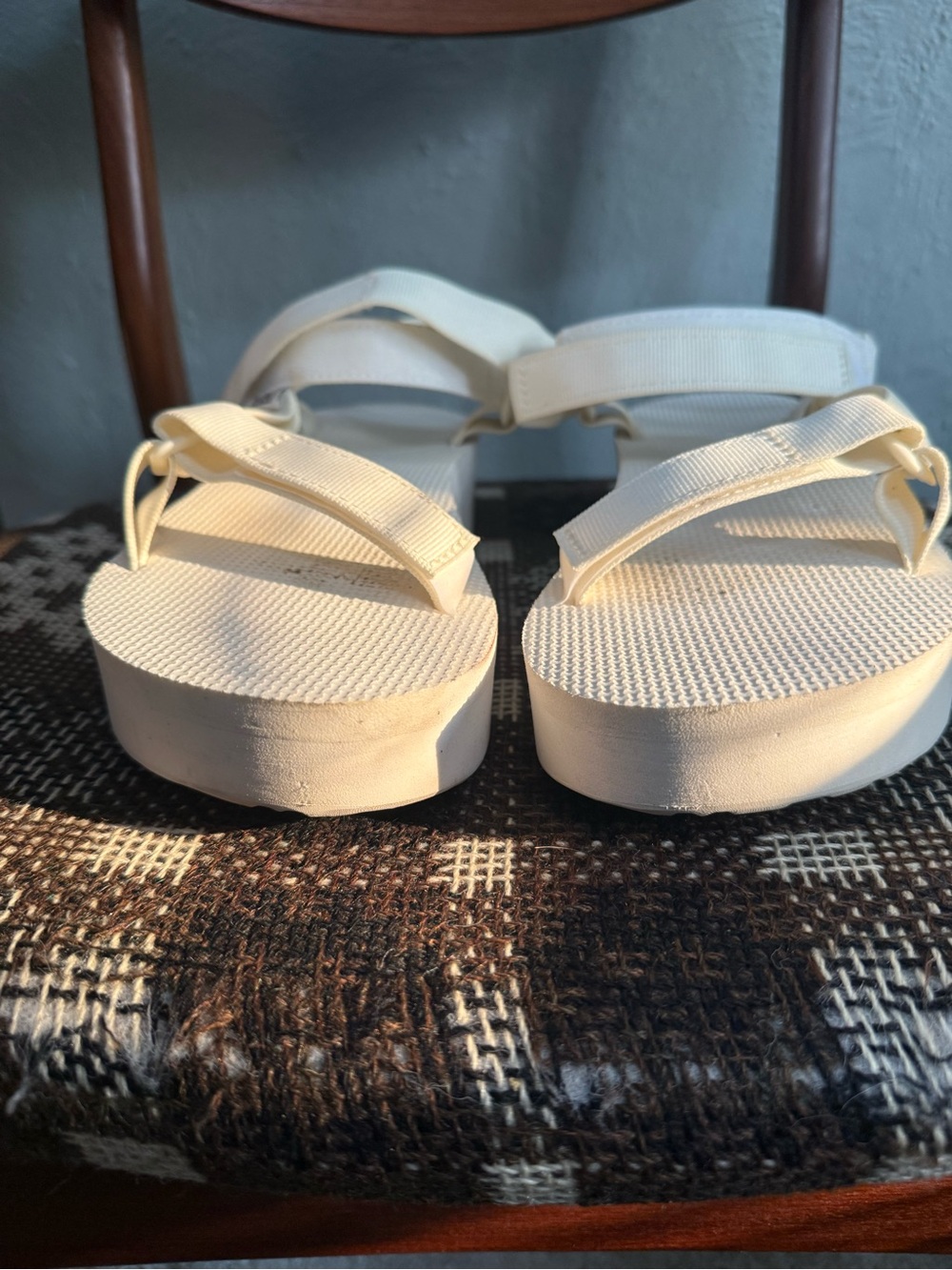 Teva Women's Flatform Universal Sandal Bright White size 10 - Picture 7 of 12